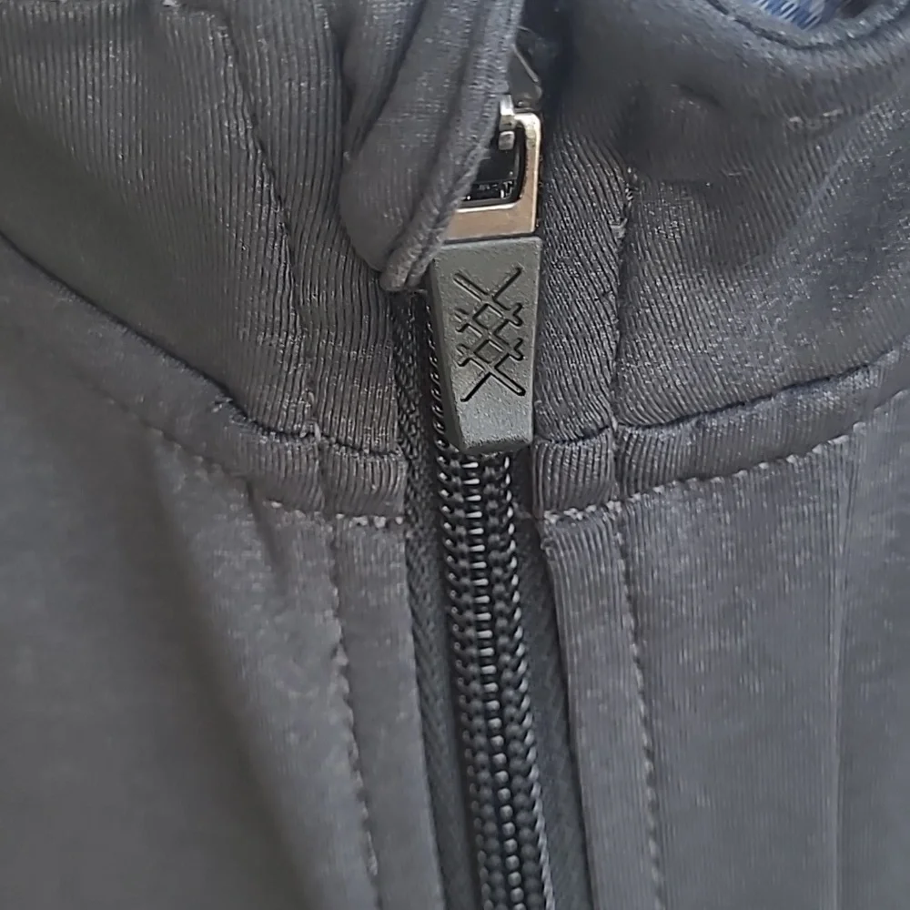 RHONE Black Grey Training‎ Blend Sz XXL Mens Full Zip Athleisure Athletic Vest